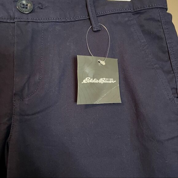 NWT! Eddie Bauer navy boyfriend fit pants‎ - Picture 5 of 12